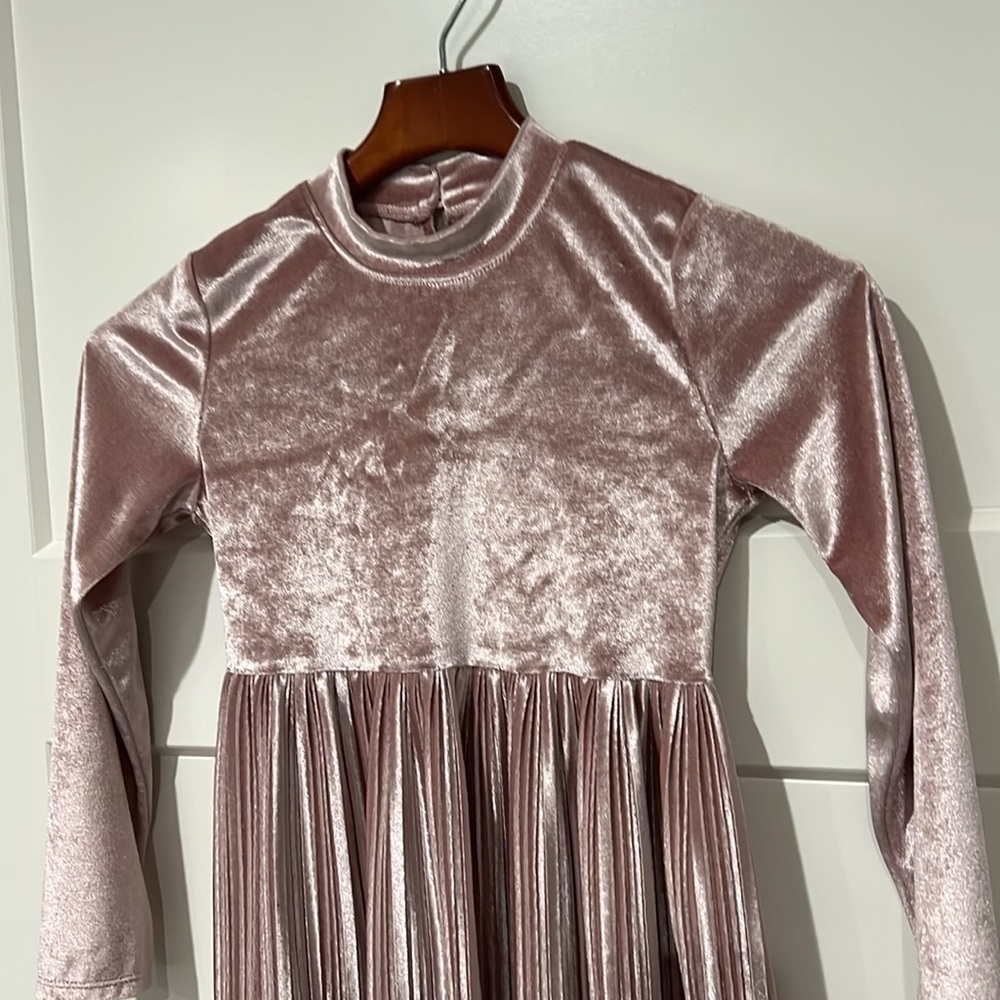 Wonder Nation Velour Dress Sz 7/8 - Picture 2 of 5